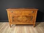 Commode - Hout - Dressoir van hoogwaardig hout met drie, Antiek en Kunst
