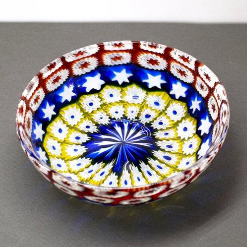 Vetreria Deste - Mirco Deste - Schotel - millefiori -, Antiek en Kunst, Antiek | Glaswerk en Kristal