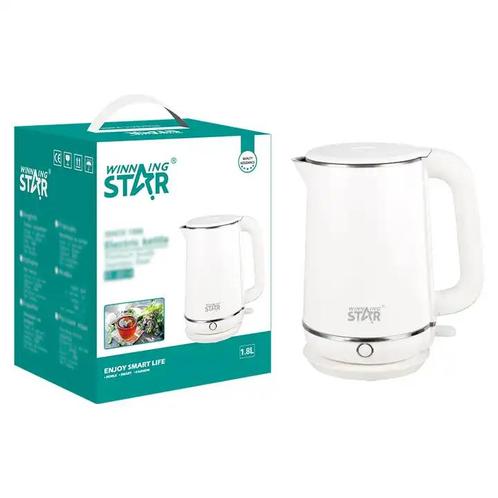 Winning Star St-6014 Elektrische Waterkoker  1.8l 1500w, Elektronische apparatuur, Waterkokers, Ophalen of Verzenden