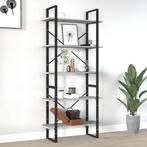 vidaXL Boekenkast 80x30x175 cm bewerkt hout grijs sonoma, Verzenden