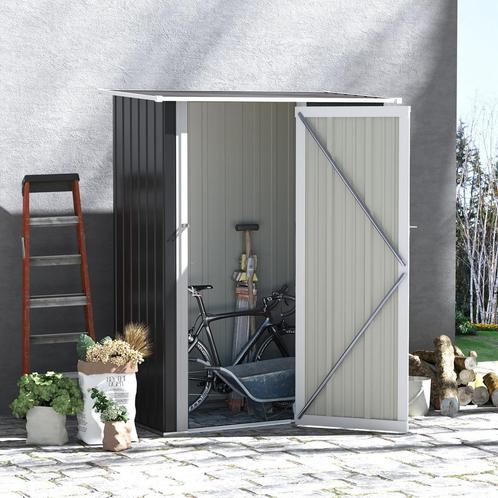 Tuinhuisje - OutdoorLife - Stalen deur - Donkergrijs, Tuin en Terras, Tuinhuizen, Nieuw, Ophalen of Verzenden