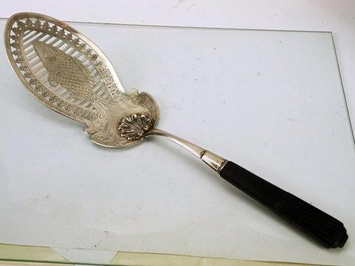 Schwieger - Serveerset voor vis - .750 zilver - Vis Spatel, Antiek en Kunst, Antiek | Zilver en Goud