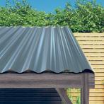 vidaXL Dakpanelen 36 st 60x36 cm gegalvaniseerd staal grijs, Doe-het-zelf en Bouw, Dakpannen en Dakbedekking, Verzenden, Nieuw