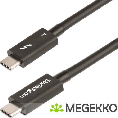 StarTech.com TBLT4MM1M Thunderbolt-kabel 1 m 40 Gbit/s Zwart, Computers en Software, Overige Computers en Software, Nieuw, Verzenden