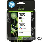 HP 305 Origineel Normaal rendement Zwart, Cyaan, Magenta,, Verzenden