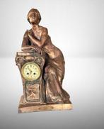 Klok - Zinklegering - 1920-1930 - Art Nouveau pendule - 60, Antiek en Kunst