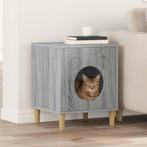 vidaXL Kattenhuis Grijs Sonoma 42,5 x 40 x 53 cm Bewerkt, Dieren en Toebehoren, Katten-accessoires, Verzenden, Nieuw