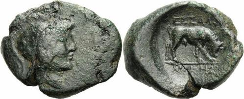 187-31 v Chr Thessalonike Makedonien Bronze Athena Helm S..., Timbres & Monnaies, Monnaies & Billets de banque | Collections, Envoi
