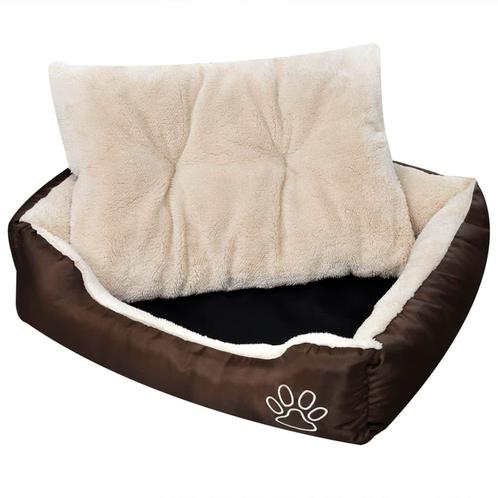 vidaXL Hondenmand met gevoerd kussen S, Dieren en Toebehoren, Honden-accessoires, Nieuw, Verzenden