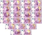 Nederland. 0 Euro biljetten 2021 compleet (21 biljetten)