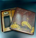 Suzuribako (schrijfkist) – volledig nashiji (fijn goudvlies)