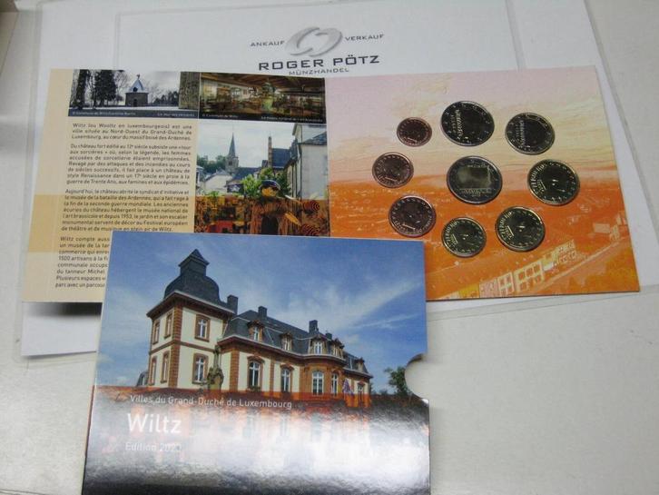 Luxemburg 5,88 Euro Kms 2023 Wiltz mit 2 Euro Abgeordnete..., Timbres & Monnaies, Monnaies | Europe | Monnaies euro, Envoi