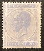 Belgique 1865/1866 - Léopold Ier de profil - 18Ab - 20, Timbres & Monnaies