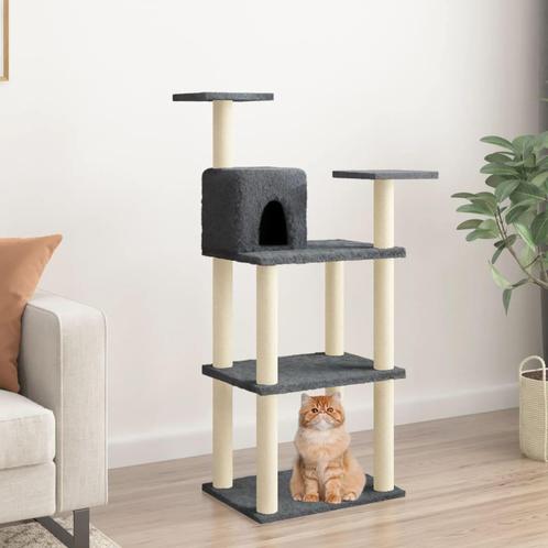 vidaXL Kattenkrabpaal met sisal krabpalen 118,5 cm, Dieren en Toebehoren, Katten-accessoires, Nieuw, Verzenden