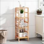 vidaXL Badkamerrek 35,5x35,5x112,5 cm massief walnotenhout, Huis en Inrichting, Verzenden, Nieuw