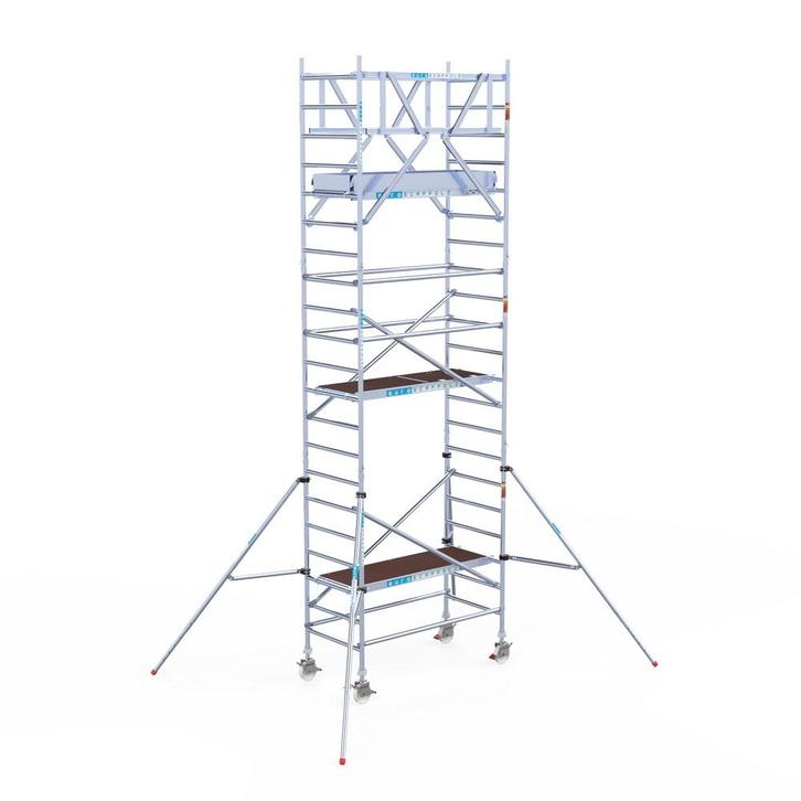 Rolsteiger Original 90x190 7,2m werkhoogte vrijstaand, Doe-het-zelf en Bouw, Steigers, Rolsteiger of Kamersteiger, Nieuw, 5 meter of hoger