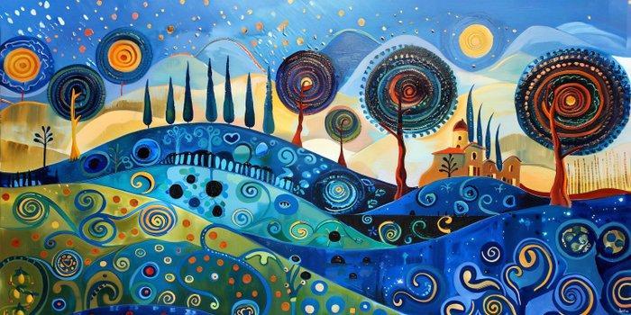 Felix van Horst - Celestial Grove (XXL), Antiek en Kunst, Kunst | Designobjecten