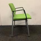 Complete set 2x Ahrend 312 vergaderstoelen, groen - grijs, Huis en Inrichting, Stoelen, Gebruikt, Zwart