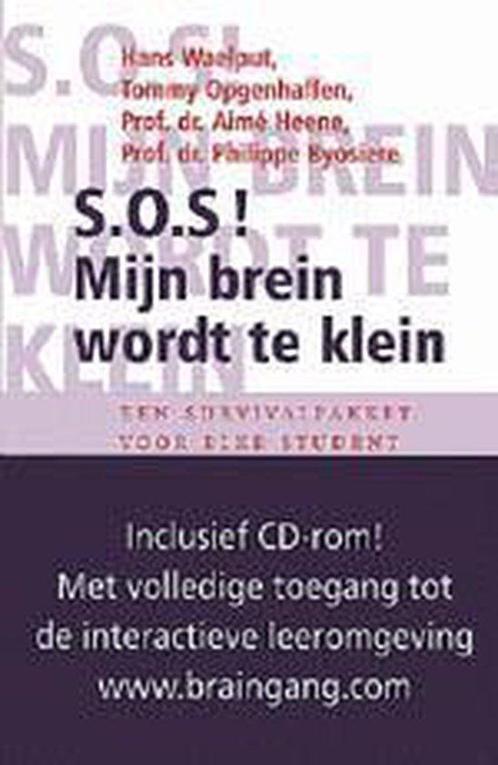 S.O.S! Mijn brein wordt te klein + CD-ROM 9789020937961, Livres, Livres d'étude & Cours, Envoi