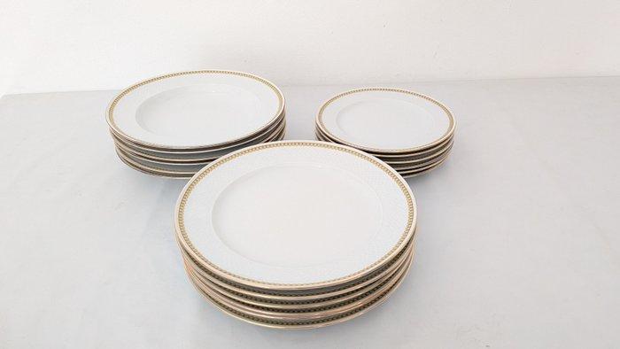 Seltman Weiden - Tafelservies voor 6 (18) - Porselein, Goud, Antiek en Kunst, Antiek | Meubels | Tafels