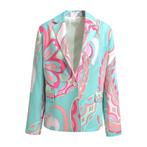 Milano Italy • turquoise blazer • 36, Kleding | Dames, Verzenden, Nieuw