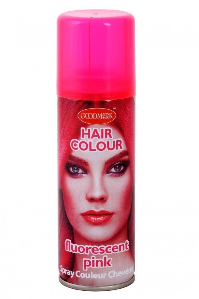 Haarspray Fluor Roze 125Ml, Hobby en Vrije tijd, Feestartikelen, Nieuw, Verzenden