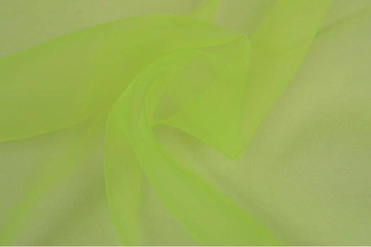 15 meter organza stof - Limoengroen, Hobby & Loisirs créatifs, Tissus & Chiffons, Envoi