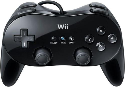 Nintendo Wii Classic Controller Pro-Zwart (Wii) Gebruikt, Games en Spelcomputers, Spelcomputers | Nintendo Consoles | Accessoires