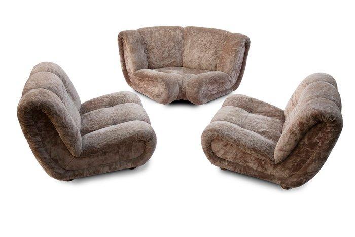 Canapé - Ciniglia - Fauteuils des années 80 Space, Antiek en Kunst, Kunst | Designobjecten