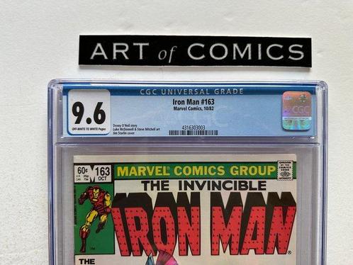 Iron Man #163 - CGC 9.6 - 1 Graded comic - Eerste druk -, Boeken, Strips | Comics