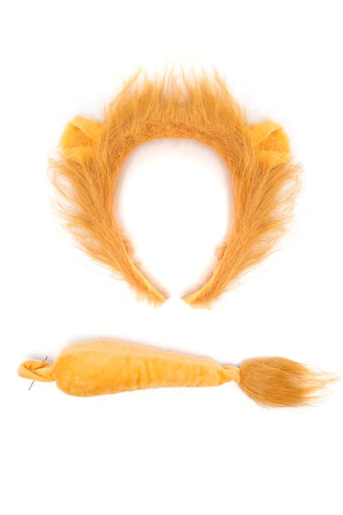 Leeuw Haarband Oren Staart Diadeem Set Donkerbruin Oortjes L, Kleding | Dames, Carnavalskleding en Feestkleding, Nieuw, Ophalen of Verzenden