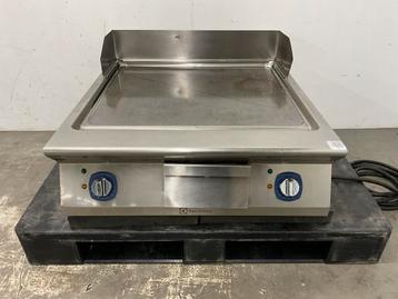 Electrolux Elektrische bakplaat verchroomd met spatscherm, Ophalen of Verzenden