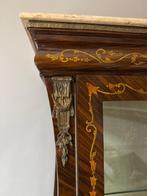 Vitrinekast - Brons, Glas, Hout, Marmer, Antiek en Kunst