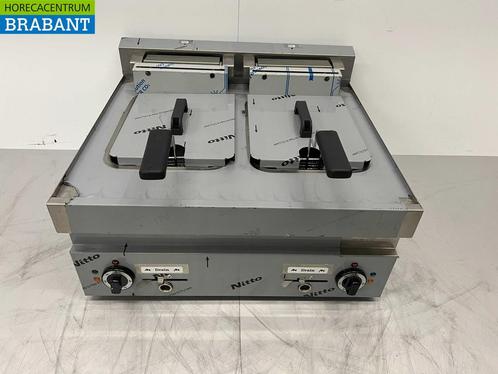 Friteuse double en acier inoxydable 2 x 10 litres 400V, Zakelijke goederen, Horeca | Overige, Verzenden