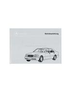 1995 MERCEDES BENZ S KLASSE INSTRUCTIEBOEKJE DUITS, Ophalen of Verzenden