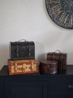 Kist (4) - Hout, Metaal - Wijn,Whisky,Opbergkoffers