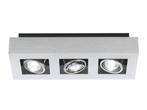 Veiling - EGLO LOKE 89077 opbouwspot 3-lichts alu/chroom/zwa, Nieuw
