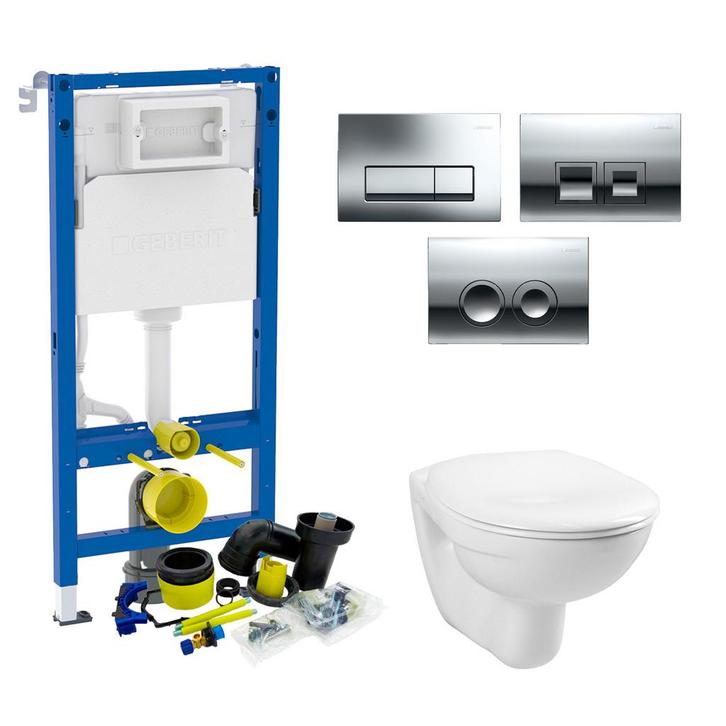 Geberit UP100 Toiletset Compleet Start | Inbouwreservoir |, Doe-het-zelf en Bouw, Sanitair, Overige typen, Nieuw, Ophalen of Verzenden