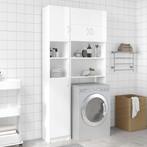 vidaXL Badkamerkast 32x25,5x190 cm bewerkt hout hoogglans, Huis en Inrichting, Badkamer | Badkamermeubels, Verzenden, Nieuw