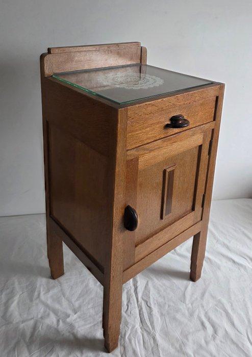 Amsterdam School - Kast - Hout, Glas, Antiek en Kunst, Kunst | Designobjecten