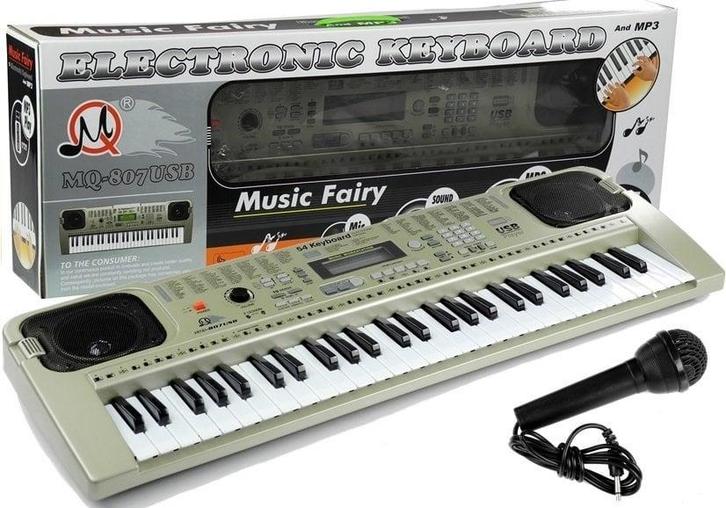 Speelgoed keyboard - met USB-ingang - met microfoon, Kinderen en Baby's, Speelgoed | Overig, Nieuw, Ophalen of Verzenden