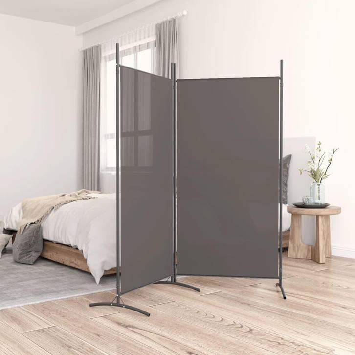 Kamerscherm Antraciet | OP = OP | Multifunctioneel & Goed..., Huis en Inrichting, Woonaccessoires | Kamerschermen, Nieuw, Verzenden