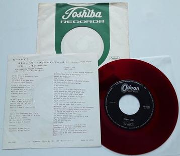 Beatles - 7 JAPAN - Strawberry Fields - RED Vinyl - beschikbaar voor biedingen