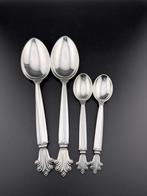 Georg Jensen, Acanthus - Johan Rohde - Cuillère (4) - argent, Antiquités & Art