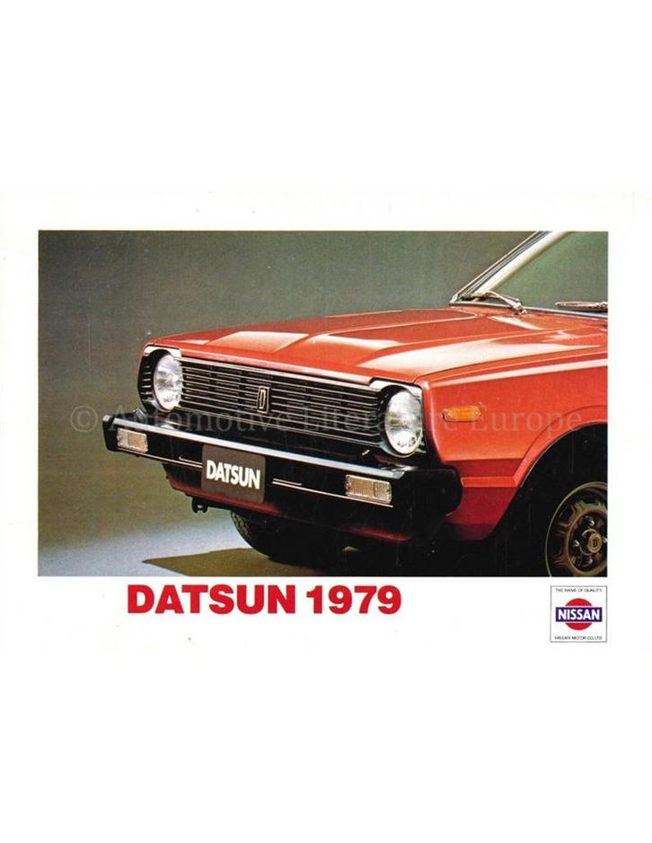 1979 DATSUN PROGRAMMA BROCHURE NEDERLANDS, Livres, Autos | Brochures & Magazines
