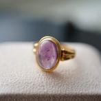 Bague - 18 carats Or jaune - 5.00ct. tw. Améthyste