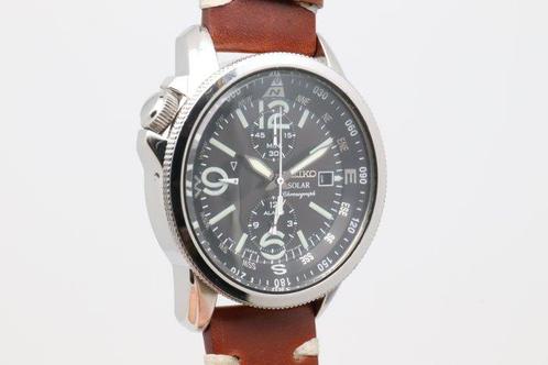 Seiko - Solar Chronograph - Zonder Minimumprijs - SSC081P1 |, Handtassen en Accessoires, Horloges | Antiek