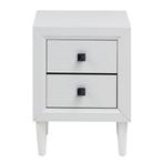 2dekans | Coast Nachtkastje / Bijzettafel 40x40x55 cm - Wit, Huis en Inrichting, Tafels | Bijzettafels, Ophalen of Verzenden, Nieuw