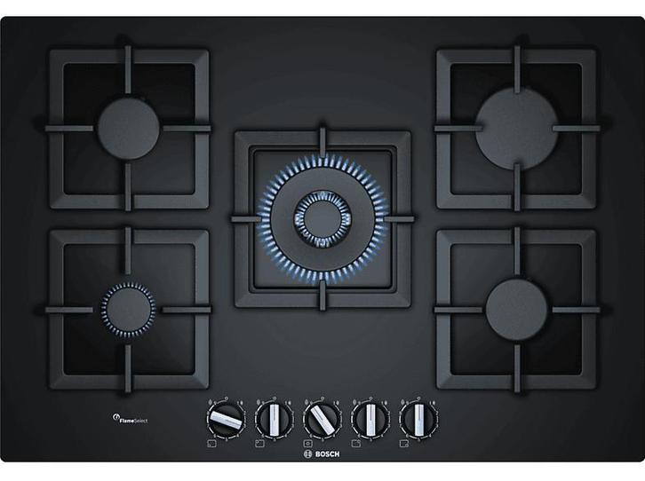 Bosch -  Gaskookplaat  - Zwart, Elektronische apparatuur, Kookplaten, Gas, Nieuw, Verzenden