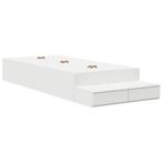 vidaXL Opbergbedframe Wit 80x200 cm, Huis en Inrichting, Slaapkamer | Bedden, Verzenden, Nieuw
